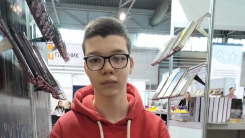 NAJMLAĐI AUTOR NA NOVOSADSKOM SAJMU KNJIGA Nikola napisao roman u 15. godini NAJMLAĐI AUTOR NA NOVOSADSKOM SAJMU KNJIGA Nikola napisao roman u 15. godini