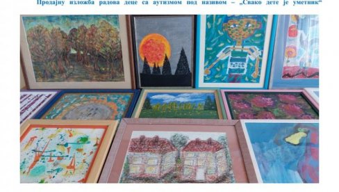 ZA SREĆNIJI I HUMANIJI ŽIVOT S AUTIZMOM: Izložba „Svako dete je umetnik“ u Biblioteci grada Beograda ZA SREĆNIJI I HUMANIJI ŽIVOT S AUTIZMOM: Izložba „Svako dete je umetnik“ u Biblioteci grada Beograda