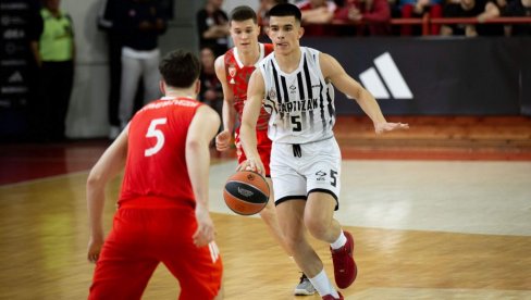 DREZGIĆ DA BUDE NOVI BRKIĆ: Partizan budućnost vidi u mladom plejmejkeru koji je blistao na juniorskom turniru Evrolige