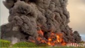 SEVASTOPOLJ NAPADNUT DRONOVIMA: Oglasio se gubernator - Na skladište nafte izvršen udar sa dva drona, izbio požar (VIDEO)