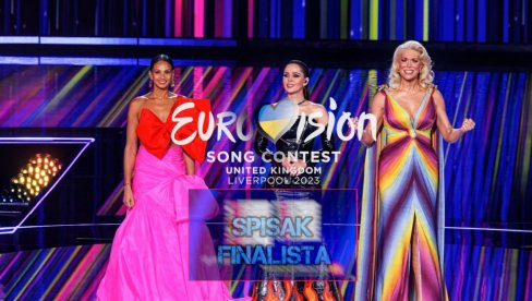 GOTOVO DRUGO POLUFINALE: Poznati svi finalisti Evrovizije 2023