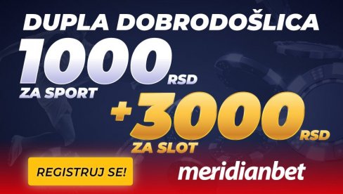 Potpuno BESPLATNO DO VANSERIJSKOG POKLONA! Preuzmi 1.000 ZA SPORT + 3.000 DINARA ZA SLOT!