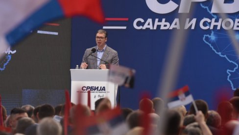 NASTAVITE DA RADITE I DA SE BORITE ZA NAŠU SRBIJU: Vučić poslao snažnu poruku pre početka vanredne skupštine SNS