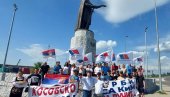 ĆUPRIJA DOČEKALA BRAĆU SA KOSOVA: Evo kako su dočekani heroji iz Kosovskog Pomoravlja koji su pešaka krenuli na skup nade (FOTO, VIDEO)