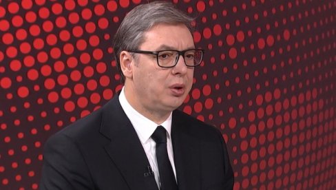 VUČIĆ SE OBRAĆA: Predsednik gost Dnevnika