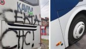 VARVARSKI ČIN U ČAČKU: Oštetili i ispisali uvredljive grafite na autobusima predviđenim za dečje ekskurzije