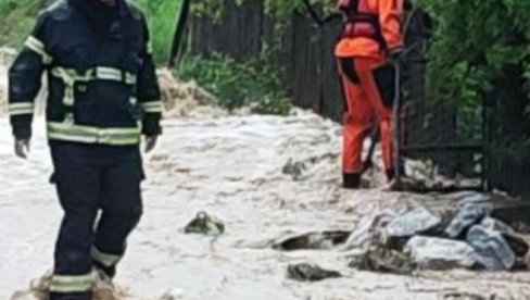 ČAČAK: Zbog obilnih padavina došlo do izlivanja vodotokova i kanala