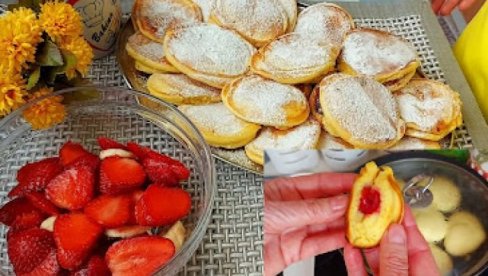 MEKANE, SOČNE, PUNJENE : Voćne američke palačinke - na bakin način (RECEPT/VIDEO)