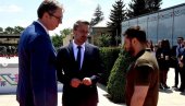 SRBIJA NIJE PROMENILA SVOJE ODLUKE Vučić: Pitali su me da li uvodimo sankcije Rusiji zato što sam četiri minuta stajao pored Zelenskog