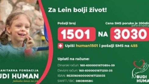 LEA (4) JE BEBA HEROJ KOJA SE RODILA DOK JOJ JE MAMA BILA U KOMI: Bobra tek predstoji, pomozimo joj