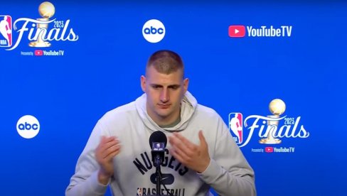 VIDITE, KADA ČOVEK IGRA ZA SRBIJU... Nikola Jokić održao lekciju Amerikancima, ovo nisu očekivali pred novi meč NBA finala!