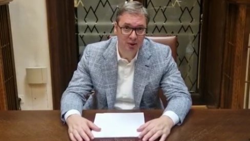 HVALA I ONIMA ŠTO SU MI PRETILI VEŠALIMA: Vučić se obratio iz Predsedništva (VIDEO)