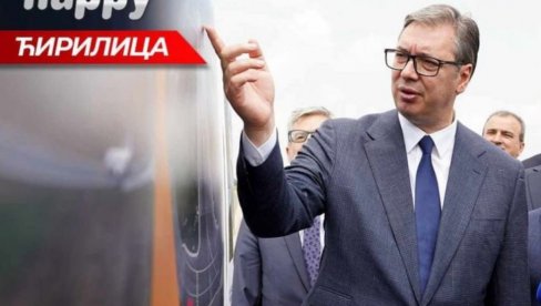 TAČNO U 21 SAT: Vučić se večeras obraća građanima - predsednik gost emisije Ćirilica