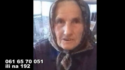 ДА ЛИ ЈУ ЈЕ НЕКО ВИДЕО? Потрага за несталом Десанком Топаловић из Штулца и даље траје ДА ЛИ ЈУ ЈЕ НЕКО ВИДЕО? Потрага за несталом Десанком Топаловић из Штулца и даље траје