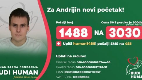 ANDRIJA NE ODUSTAJE OD SVOG CILJA - DA PONOVO HODA: Pomozimo mladom sportistu, rehabilitacija u inostranstvu budi nadu