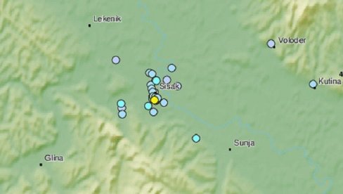 ZEMLJOTRES U HRVATSKOJ: Treslo se tlo kod Siska