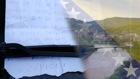 НИСУ СЕ ТОМЕ НАДАЛИ: Срби нису платили паркинг у Зеници - затекли поруку на колима која их је изненадила (ФОТО)