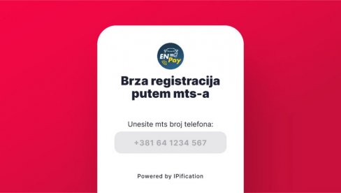 mts i ENPay u IPification sistemu najbrže registracije korisnika!