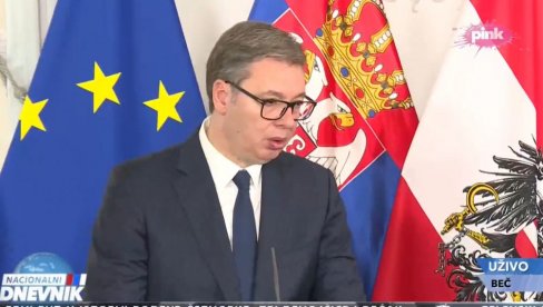 VUČIĆ U BEČU: Izneo sam stavove Srbije o KiM, rekao šta mislim i čemu se nadam