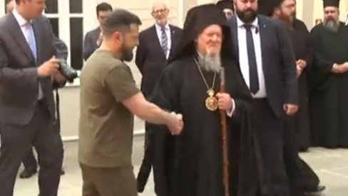 ZELENSKI SE SASTAO SA VASELJENSKIM PATRIJARHOM: Prvo molitva, pa sastanak u četiri oka (VIDEO)