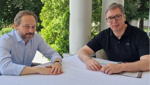 SASTANAK ZAKAZAN ZA 10 SATI: Vučić sutra prima u oproštajnu posetu šefa Delegacije EU Emanuelea Žiofrea