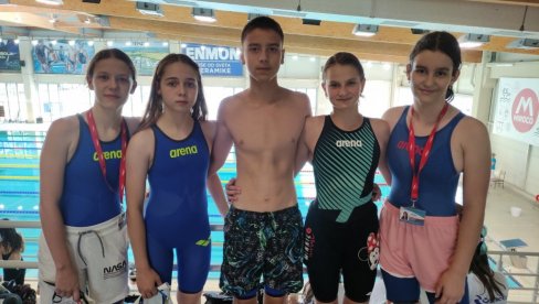 BRONZA SIJA KAO ZLATO: Tri medalje za plivače kadete PK Crnica (FOTO)