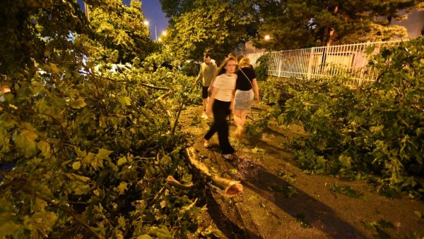 ВАНРЕДНА СИТУАЦИЈА У НОВОМ САДУ: Последице олује