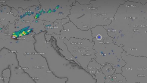 DA LI ĆE DOĆI DO SRBIJE? Superoluja se stvorila između Milana i Venecije i kreće na istok (VIDEO)