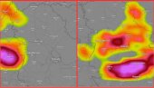 НОВО УПОЗОРЕЊЕ РХМЗ: Дуваће ветар брзине до 100 километара на час, погледајте како се олуја креће ка Београду (ФОТО)
