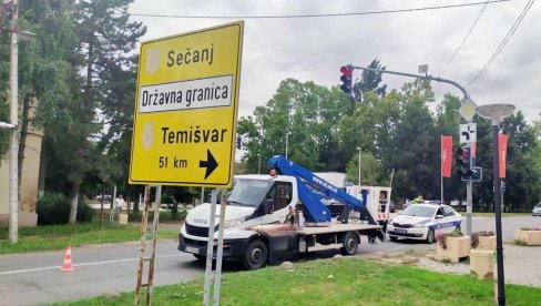 POPRAVLJEN SEMAFOR: Olujni vetar ga srušio danas je popravljen