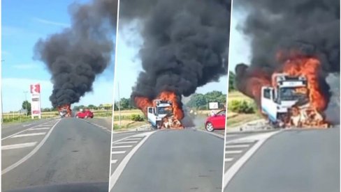 VOZAČ IZGOREO U AUTOMOBILU: Detalji jezive nesreće kod Subotice