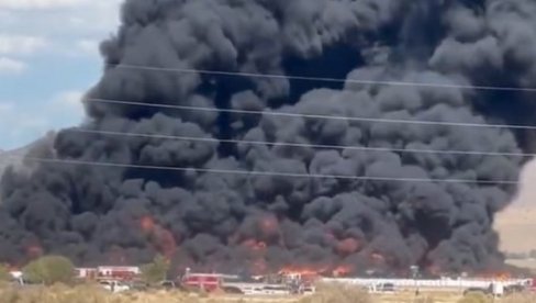 STRAVIČAN POŽAR U FABRICI PLASTIKE: Otrovni dim juri ka američkim gradovima (VIDEO)