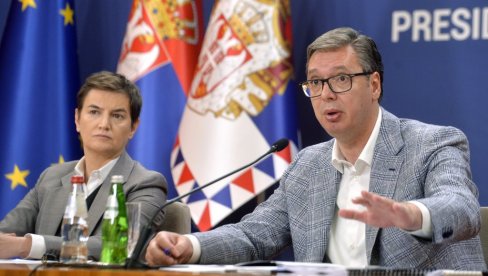 ŠOLAKOVI PORTALI OBJAVLJUJU 18 NEGATIVNIH TEKSTOVA DNEVNO O VUČIĆU Brnabić: On uprkos svemu ostaje fokusiran i bori se za Srbiju