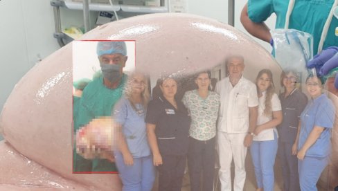 ИЗВАДИЛИ 20КГ ТЕЖАК ТУМОР: Иванка мислила да се угојила - доктор Дарко објавио слике из операционе сале (ФОТО)