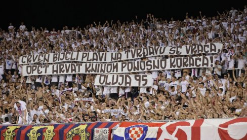 SPLITSKA TORCIDA SLAVILA OLUJU: Sraman transparent na Poljudu