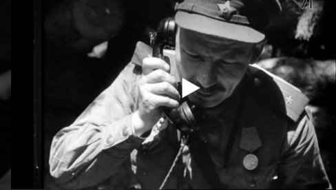 SNIMAK IZ DRUGOG SVETSKOG RATA: Sukob sovjetske artiljerije sa nemačkim snagama (VIDEO)
