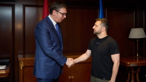 ЗЕЛЕНСКИ СЕ ОГЛАСИО НАКОН САСТАНКА С ВУЧИЋЕМ: Добар разговор о поштовању Повеље УН и неповредивости граница ЗЕЛЕНСКИ СЕ ОГЛАСИО НАКОН САСТАНКА С ВУЧИЋЕМ: Добар разговор о поштовању Повеље УН и неповредивости граница