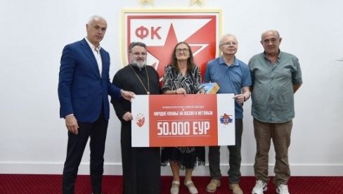 ЗВЕЗДО, БРАВО! Црвено-бели донирали 50.000 евра народним кухињама на Косову и Метохији