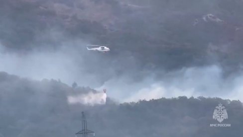 GORI JEDNO OD NAJPOPULARNIJIH ODMARALIŠTA U RUSIJI: Više od 400 vatrogasaca na terenu (VIDEO)