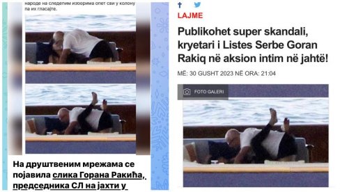 DA LI STE VI, LJUDI, NORMALNI SVI ZAJEDNO? Vučić o lažnim fotografijama Gorana Rakića i udarima na Srpsku listu