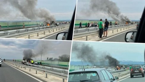 SUVOZAČ SNIMAO LAJV IZ AUTOMOBILA PRE NESREĆE? Detalji stravičnog užasa na auto-putu Miloš Veliki (VIDEO)