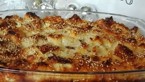 TURSKA PITA OD HLEBA KOJA SE PRAVI U JEDNOM SUDU: Savršena večera od namirnica koje imate u frižideru