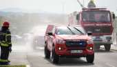 GORI KAMION NA BEGALJIČKOM BRDU: Vozilo se zapalilo u smeru ka Nišu (VIDEO)