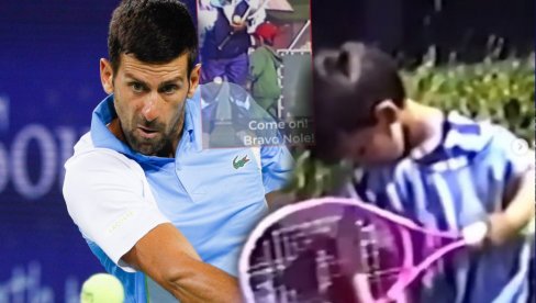 BRAVO, NOLE! Divan snimak Đokovića sa četiri godine: Mališa vešt sa reketom, džepovi puni loptica