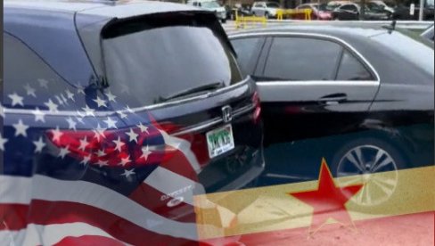 СНИМАК ЈЕ ХИТ: Дошао у Америку из Босне, а на улици затекао симбог бивше Југе (ВИДЕО) СНИМАК ЈЕ ХИТ: Дошао у Америку из Босне, а на улици затекао симбог бивше Југе (ВИДЕО)