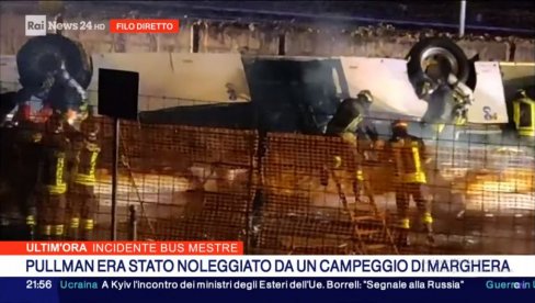 IDENTIFIKOVANO SEDAM ŽRTAVA NESREĆE KOD VENECIJE: Poginulo pet Ukrajinaca, Nemac i Italijan (VIDEO)