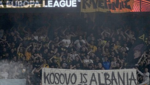 SA GAĐENJEM ODBACUJEMO KOSOVO JE ALBANIJA: Fudbalski klub AEK se oglasio, poslao jasnu poruku
