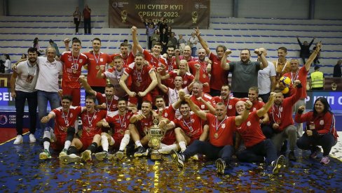 NOVI TROFEJ ZA VOJVODINU: Odbojkaši kluba iz Novog Sada peti put osvojili Superkup Srbije