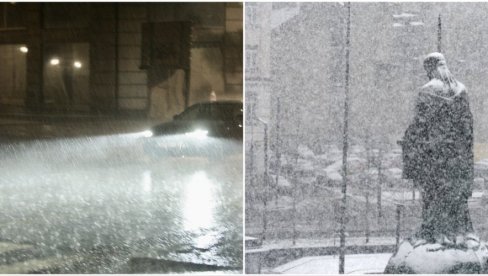 NOVO UPOZORENJE RHMZ-a: Danas će biti i kiše i snega - u ovom delu Srbije se očekuju padavine