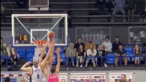 AUTOKOŠ KOJIM JE PARTIZAN IZGUBIO OD MEGE: Momenat koji je sve u hali šokirao u poslednjoj stotinki (VIDEO)